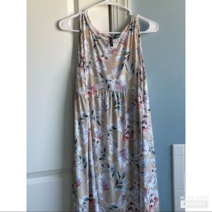 Floral cream color dress
